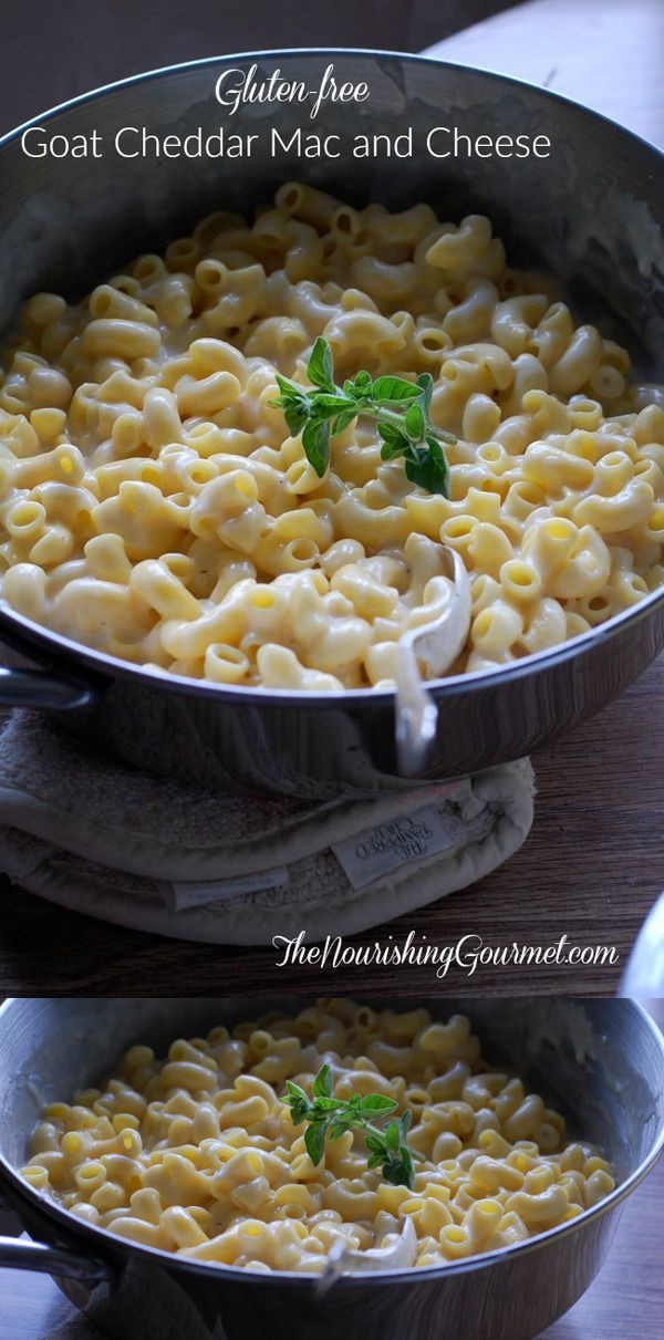 Stove Top Goat Cheddar Mac and Cheese (Gluten Free