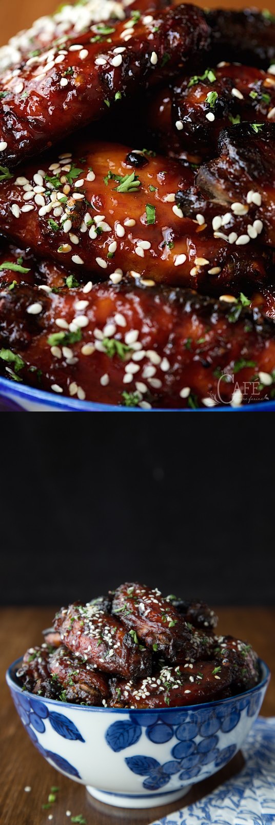 Strawberry Balsamic Glazed Wings