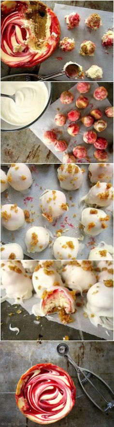 Strawberry Cheesecake Bites