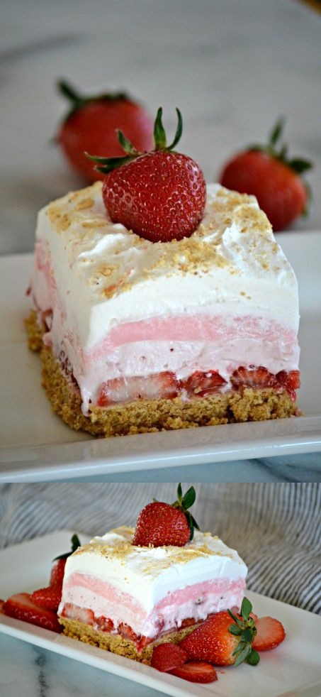 Strawberry Cheesecake Dream Bars