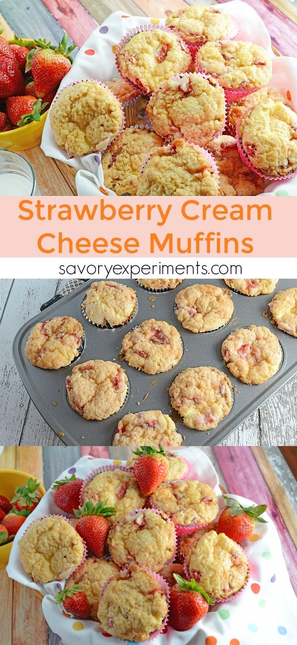 Strawberry Cream Cheese Muffins