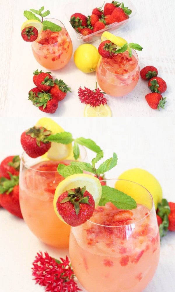 Strawberry Lemonade Cocktail