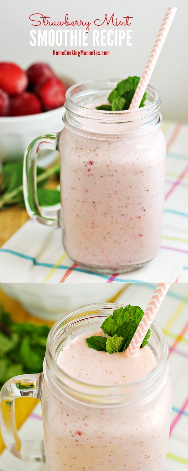 Strawberry Mint Smoothie