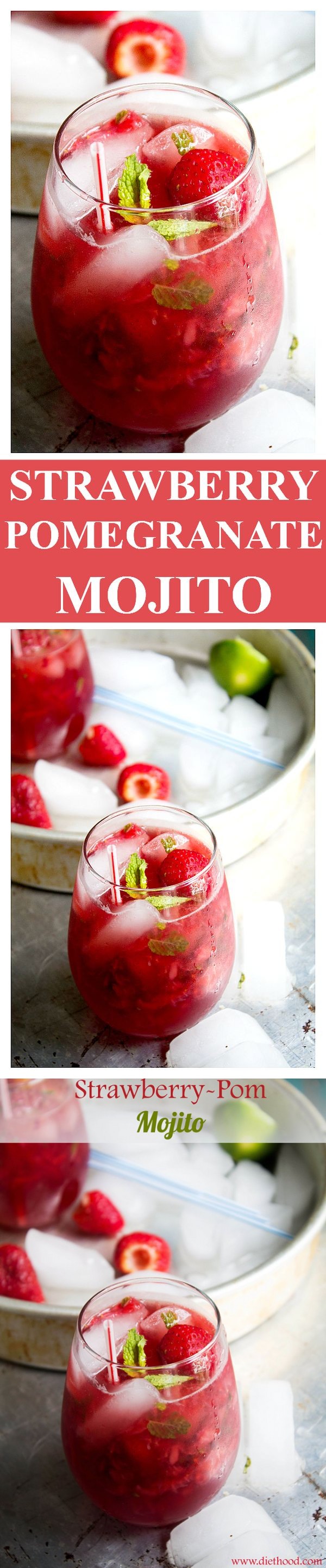 Strawberry Pom Mojito