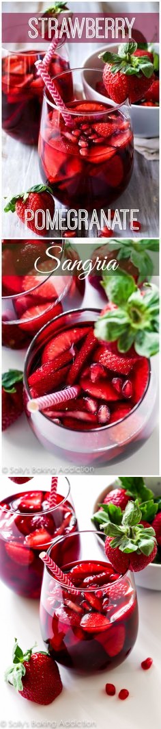 Strawberry Pomegranate Sangria