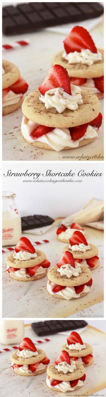 Strawberry Shortcake Cookies