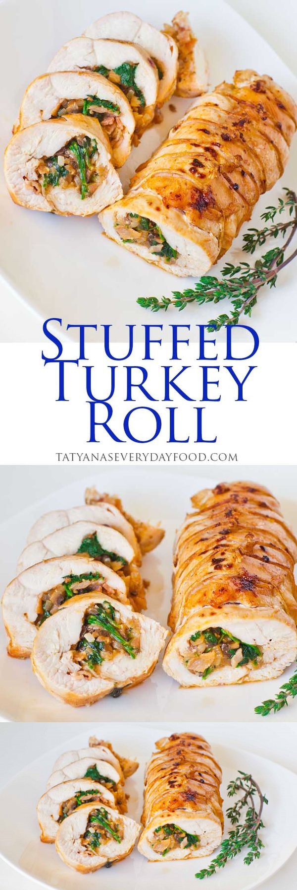 Stuffed Turkey Roll