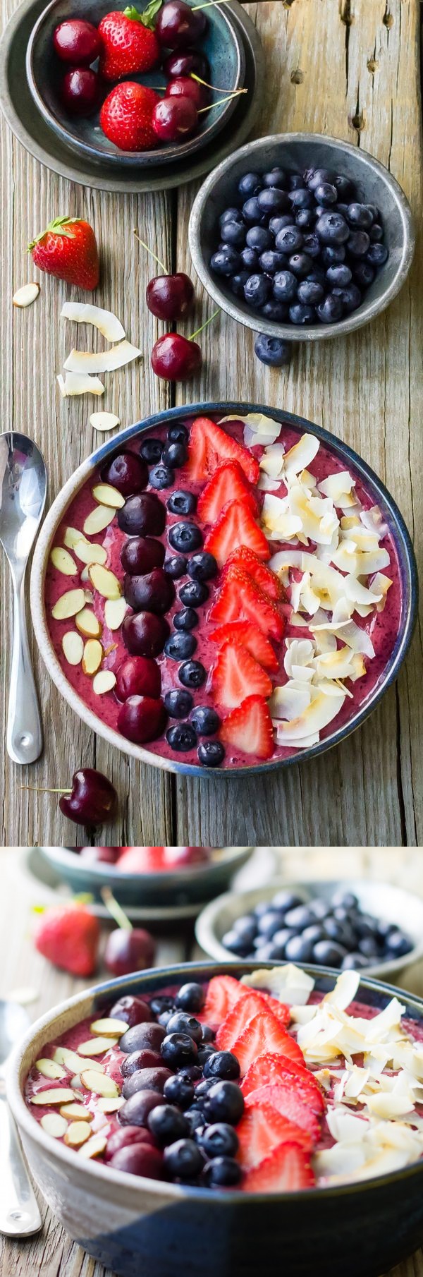 Summer Berry Smoothie Bowls