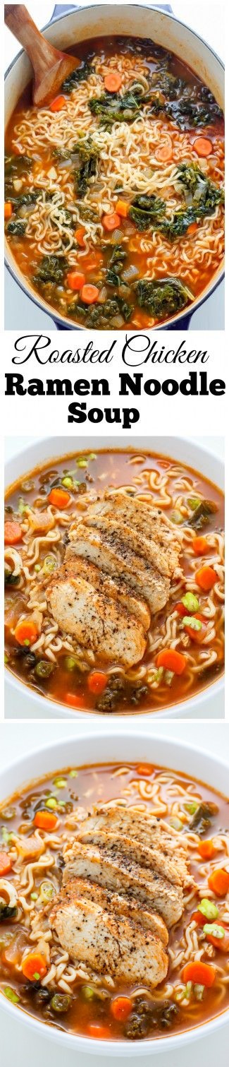 Sunday Suppers: Blackened Chicken Ramen Noodle Soup