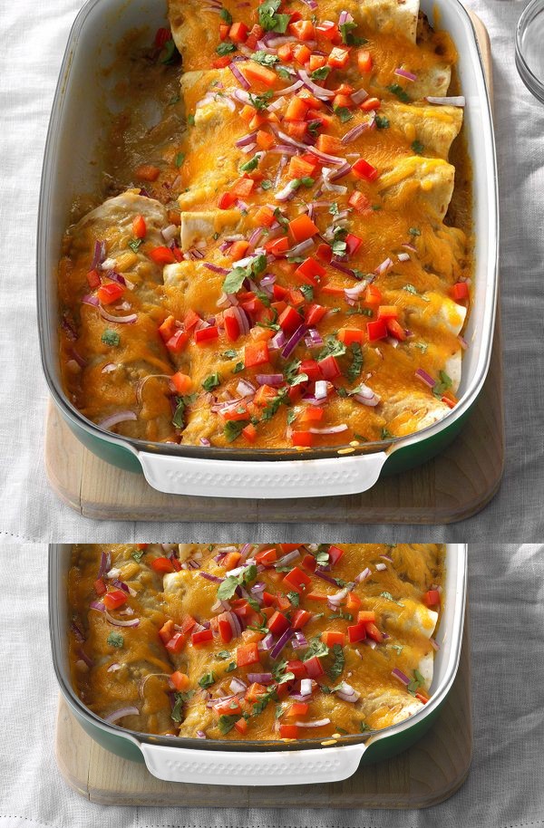 Sunrise Sausage Enchiladas