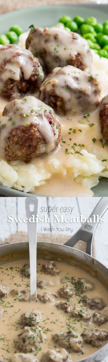 Super Easy Swedish Meatballs