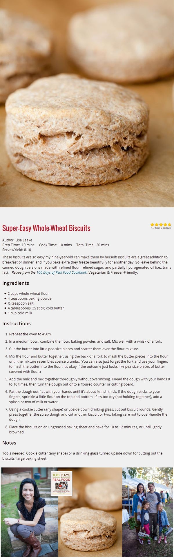 Super-Easy Whole-Wheat Biscuits