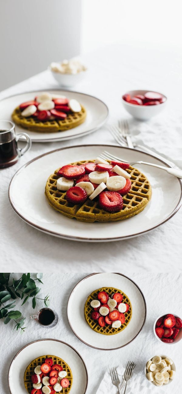 Super Seed Buckwheat Waffles (gluten-free, vegan