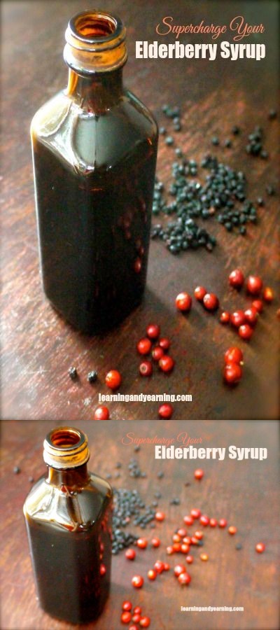 Supercharged Elderberry Syrup