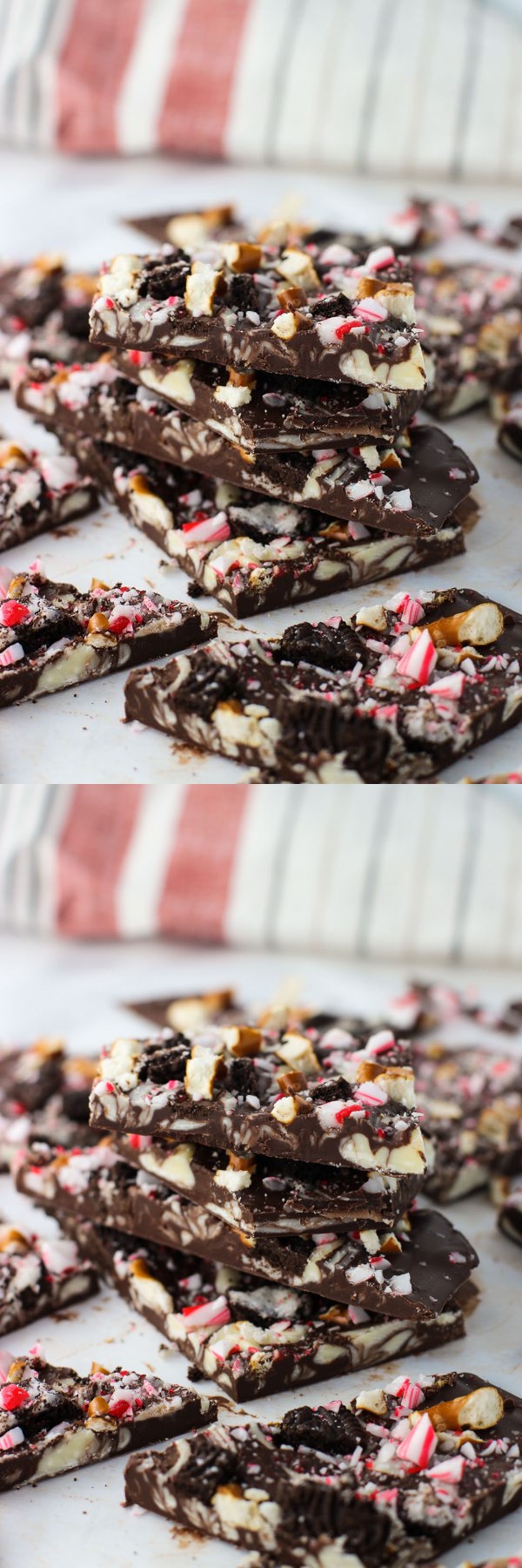 Sweet and Salty Oreo Peppermint Bark