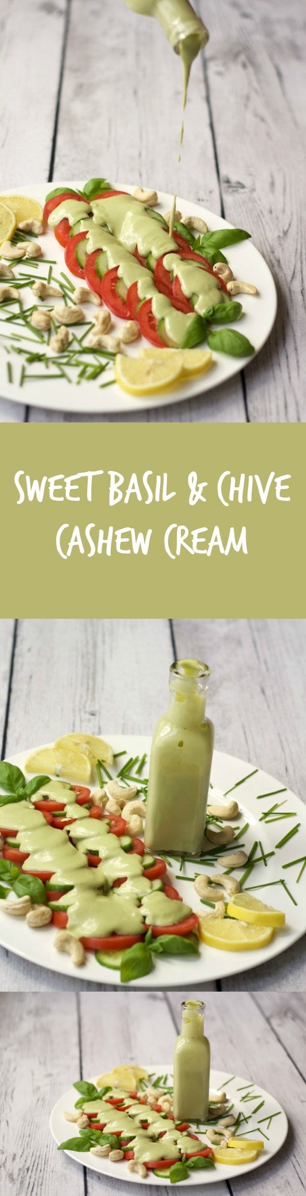 Sweet Basil and Chive Cashew Cream