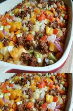 Taco fiesta bubble up casserole