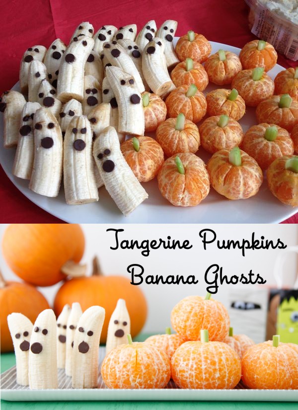 Tangerine Pumpkins + Banana Ghosts