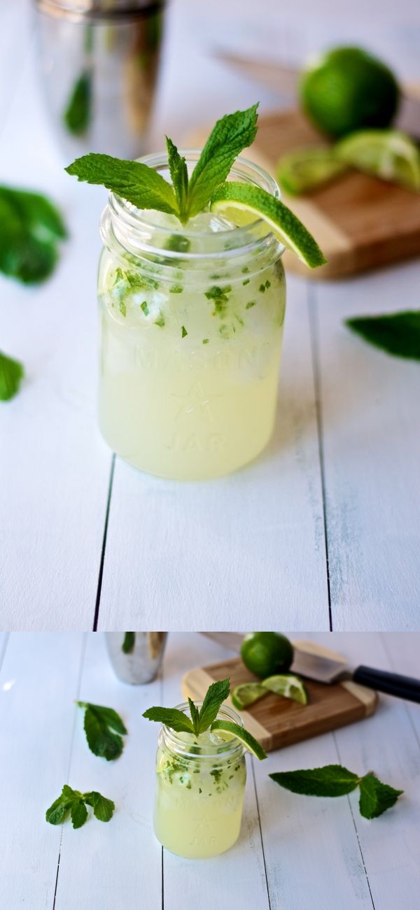 Tequila Mint Limeade Cocktail