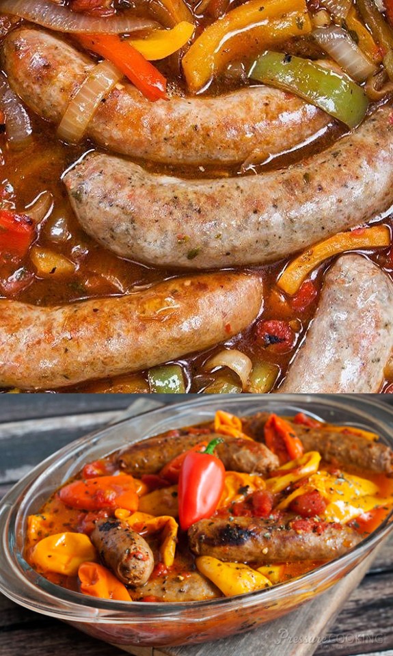 Teri’s Pressure Cooker Sausage and Peppers