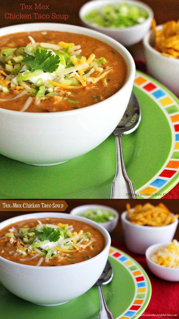 Tex Mex Chicken Taco Soup