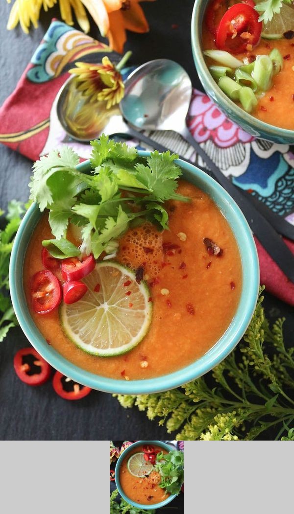 Thai Carrot & Cucumber Gazpacho