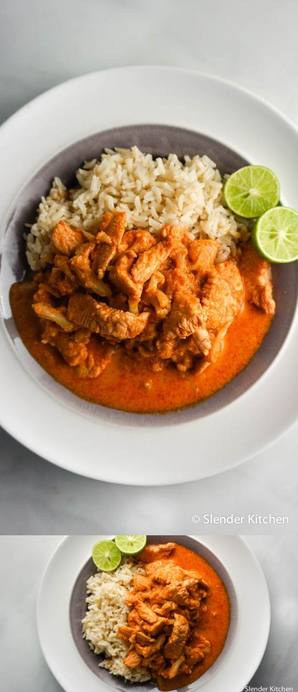 Thai Red Coconut Curry with Chicken