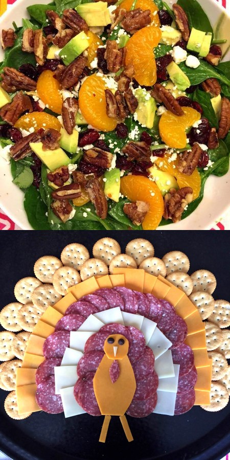 Thanksgiving Turkey-Shaped Cheese Platter Appetizer