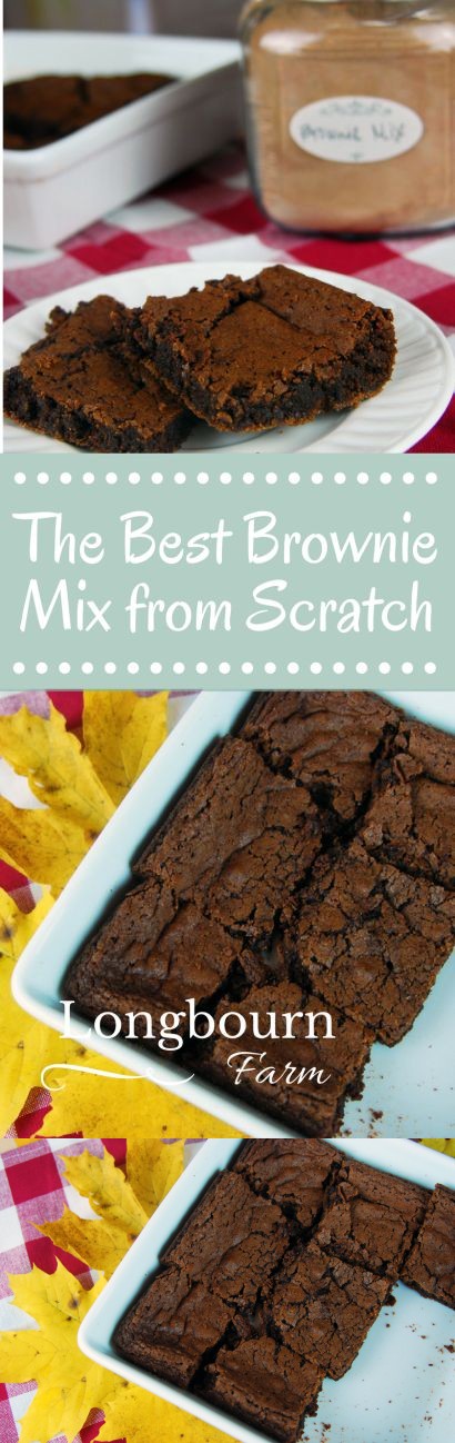 The Best Brownie Mix from Scratch