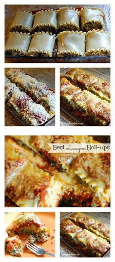 The Best Lasagna Roll Ups