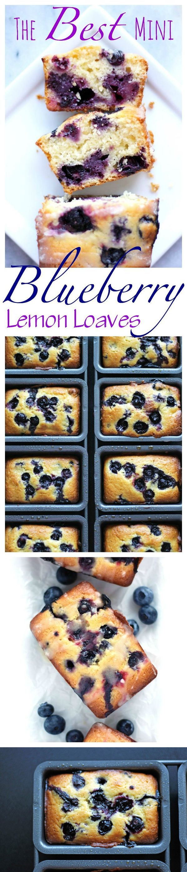 The Best Mini Blueberry Lemon Loaves