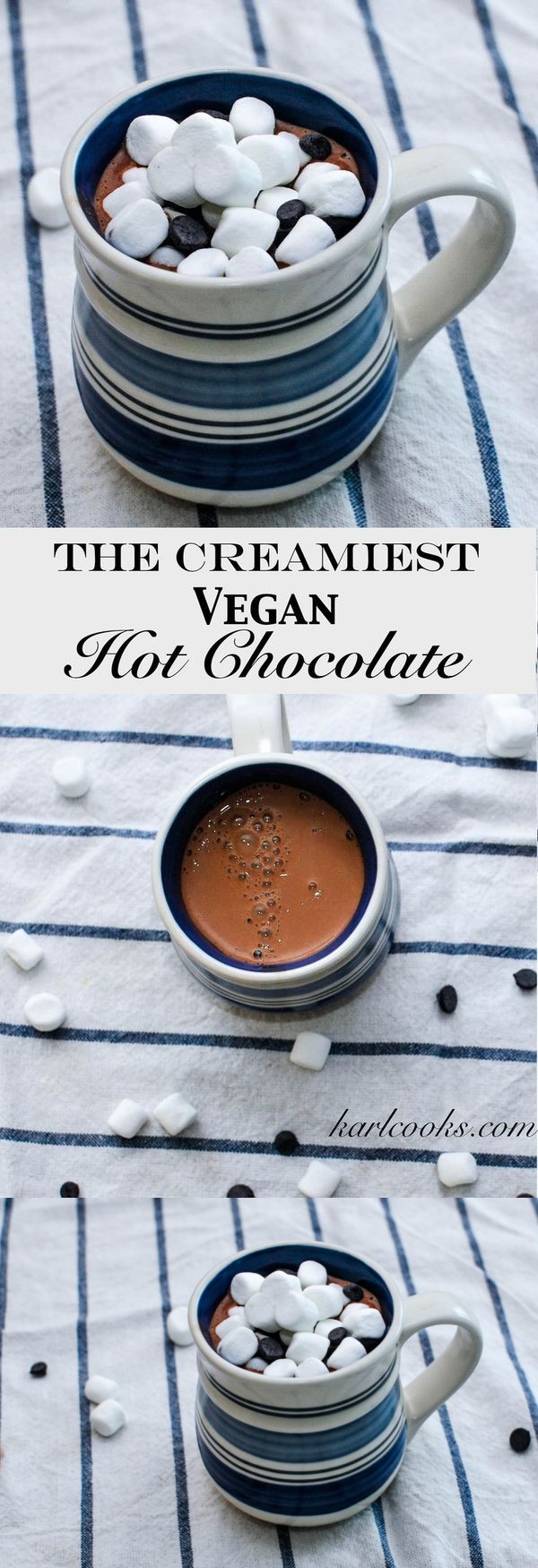 The Creamiest Vegan Hot Chocolate