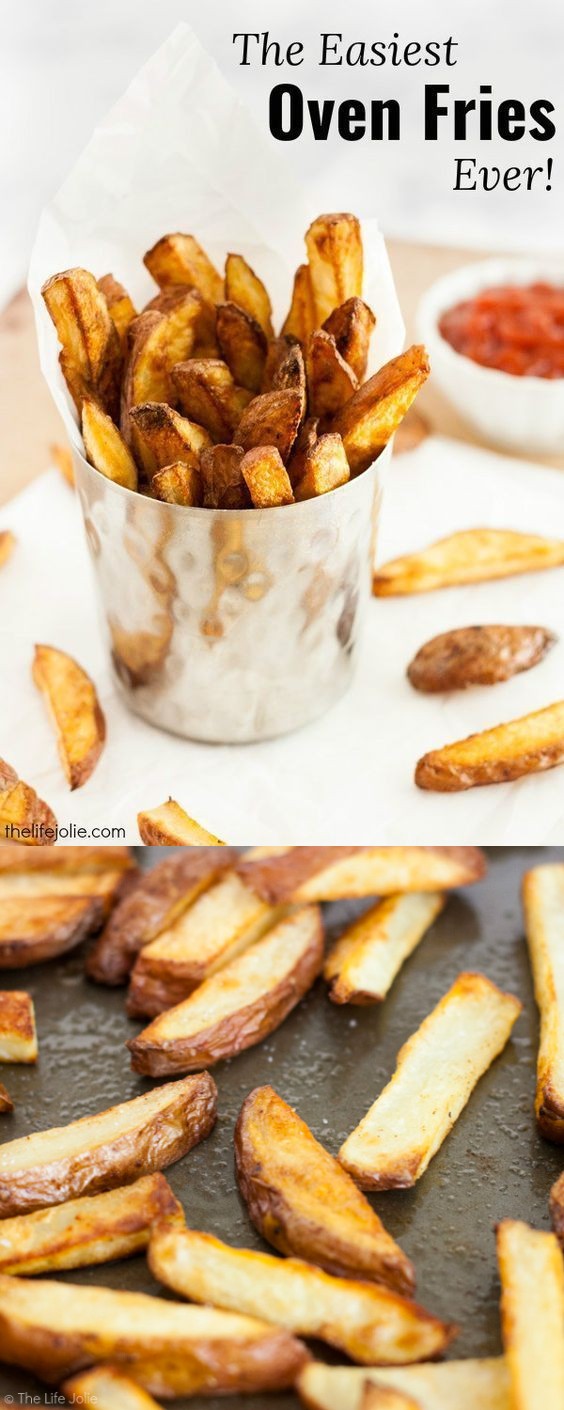 The Easiest Oven Fries EVER