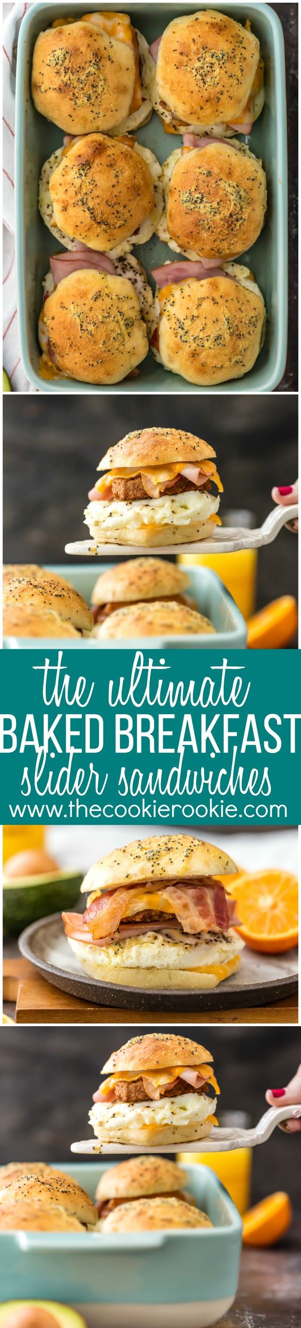 The Ultimate Baked Breakfast Sandwich Sliders (plus MAJOR giveaway!