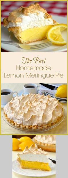 The Very Best Homemade Lemon Meringue Pie