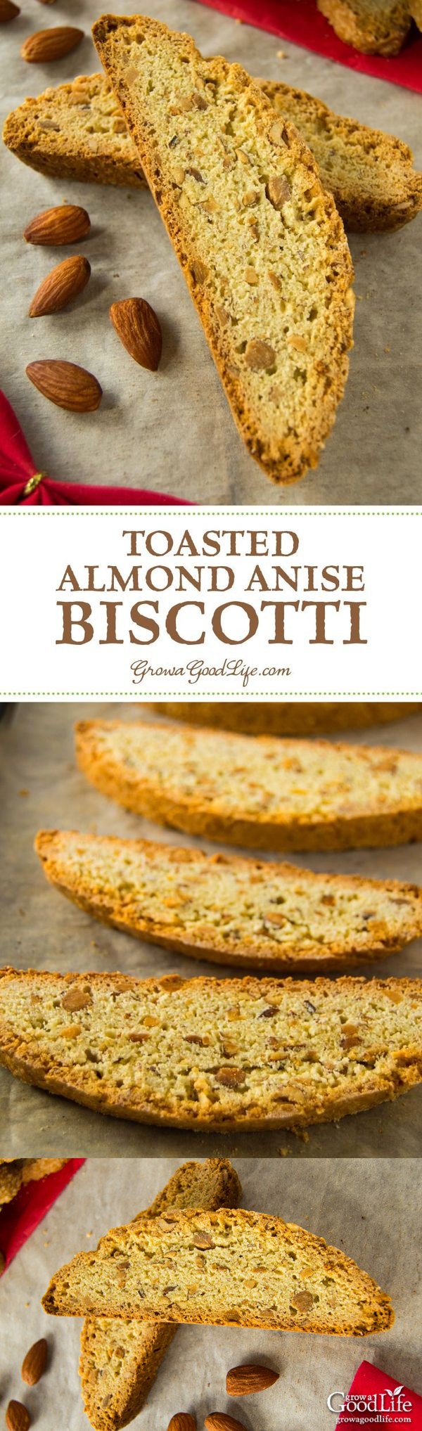 Toasted Almond Anise Biscotti