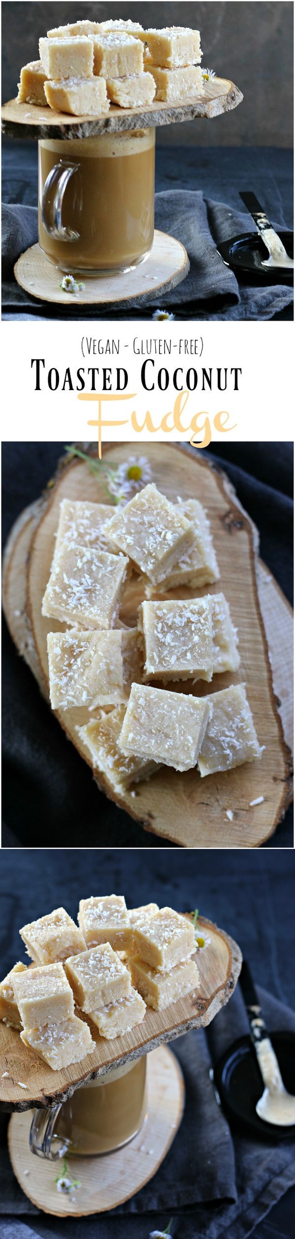 Toasted Coconut Fudge (Vegan and Gluten-free