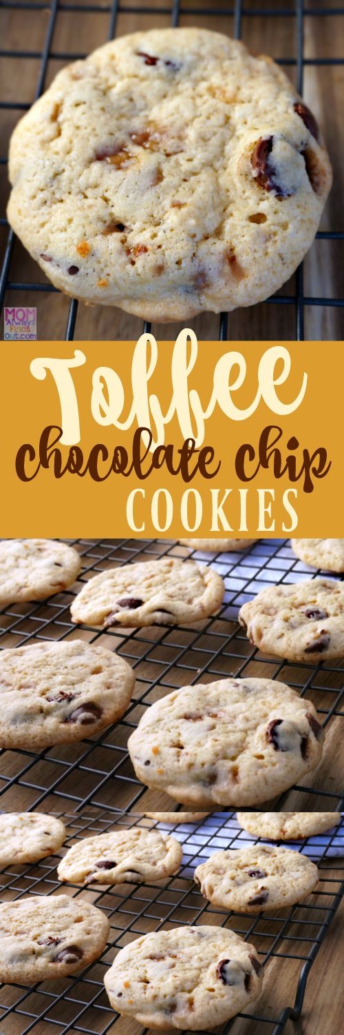 Toffee Chocolate Chip Cookies