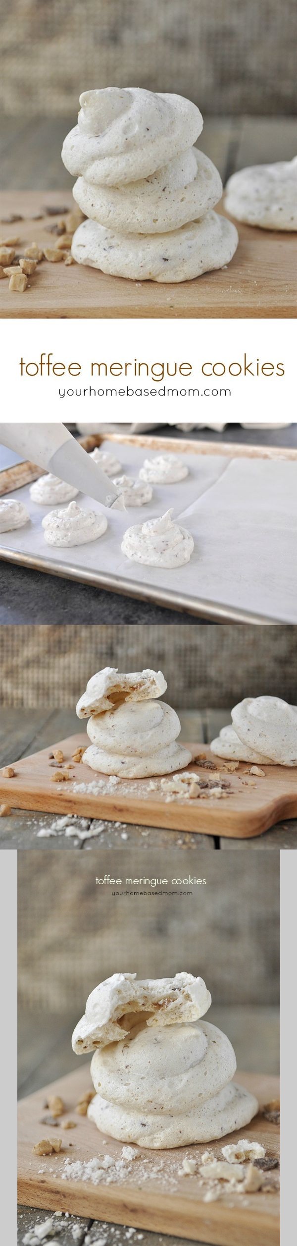 Toffee Meringue Cookies