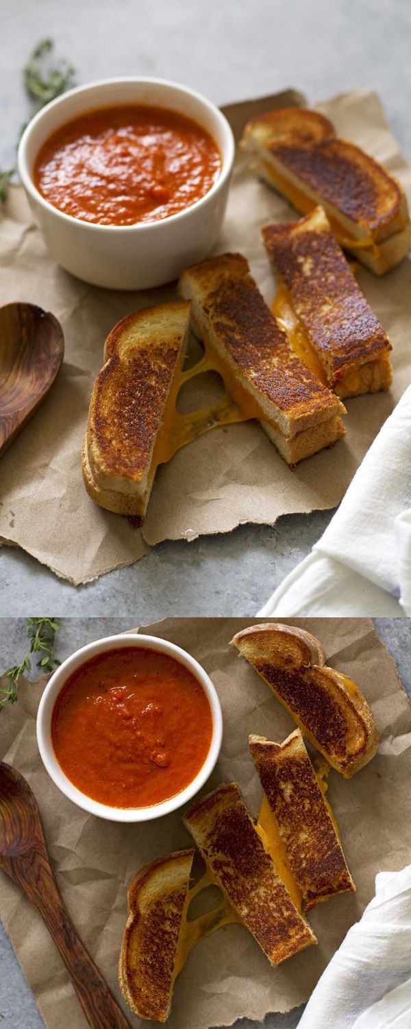 Tomato Grilled Cheese Soup