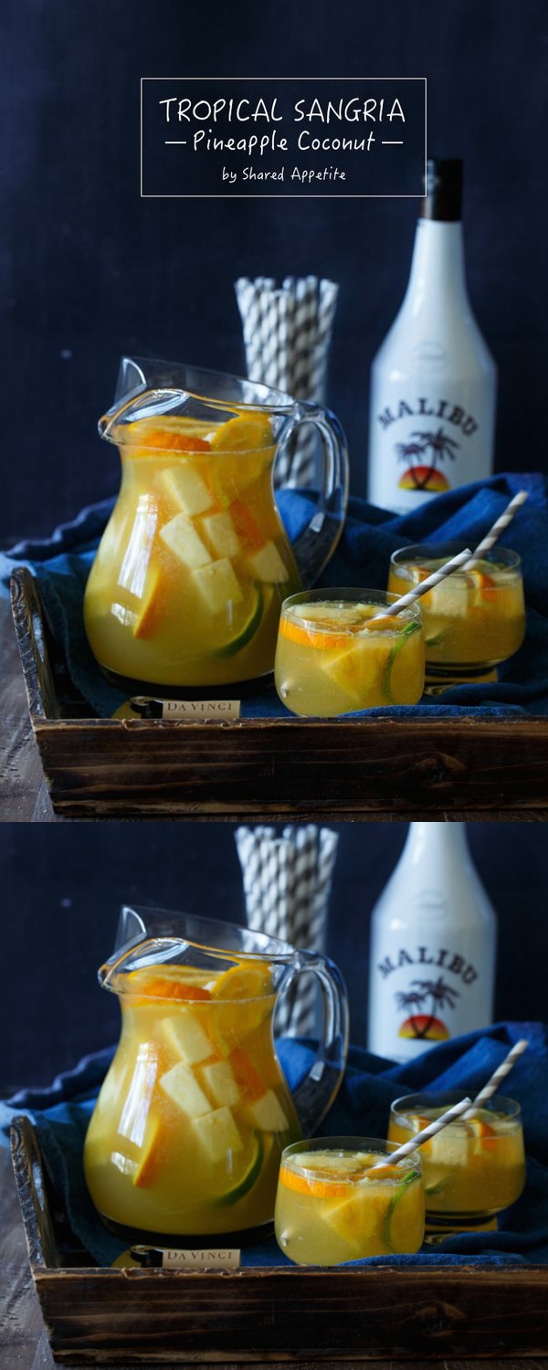 Tropical Pineapple Coconut Sangria