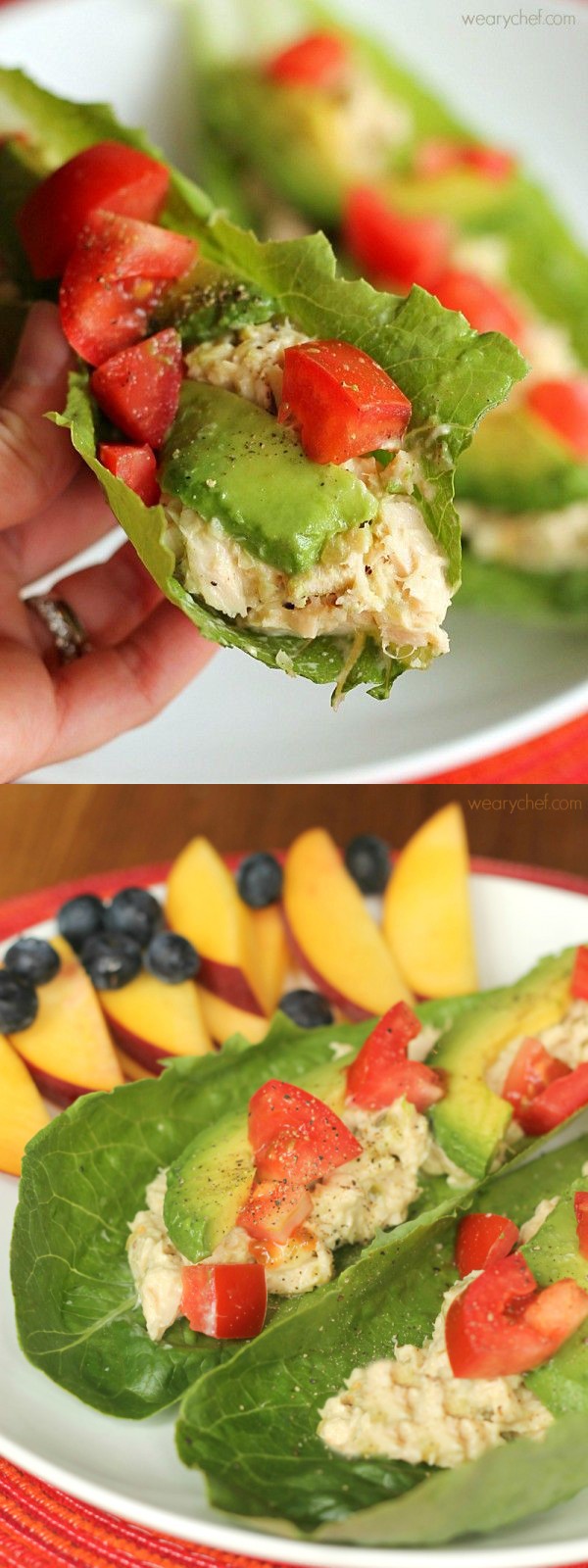 Tuna Salad Lettuce Wraps