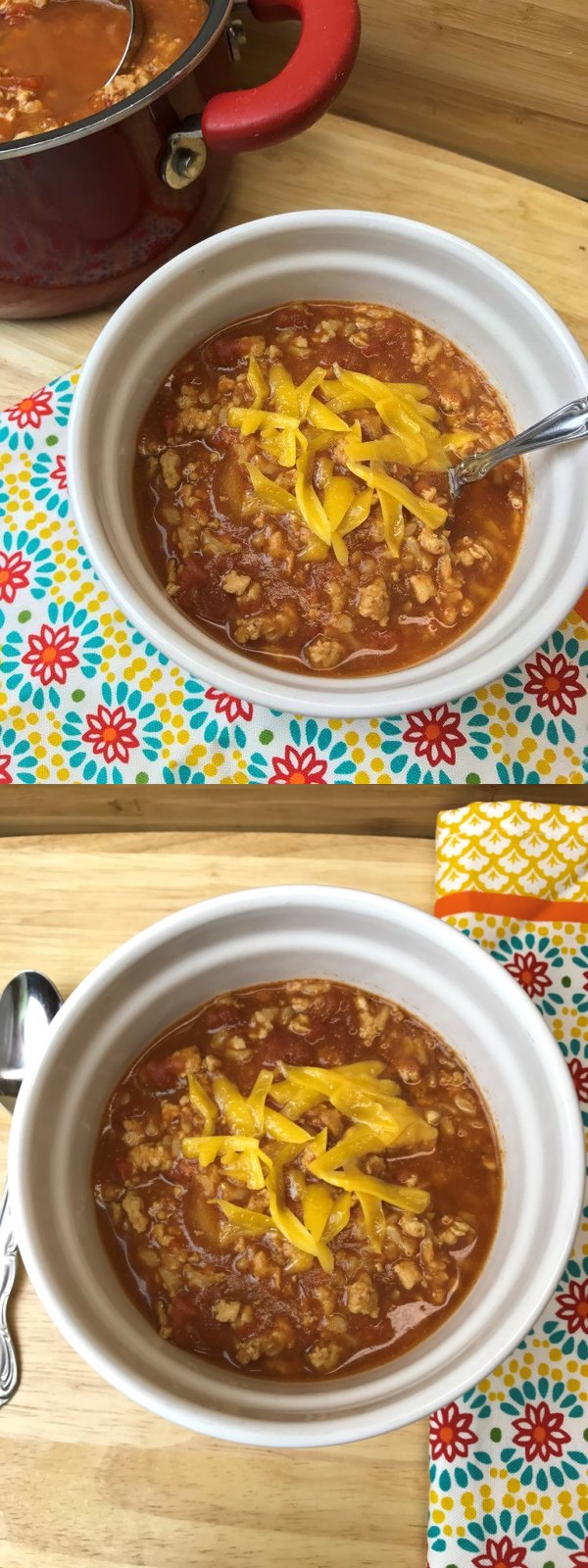 Turkey & Rice Chili without Beans