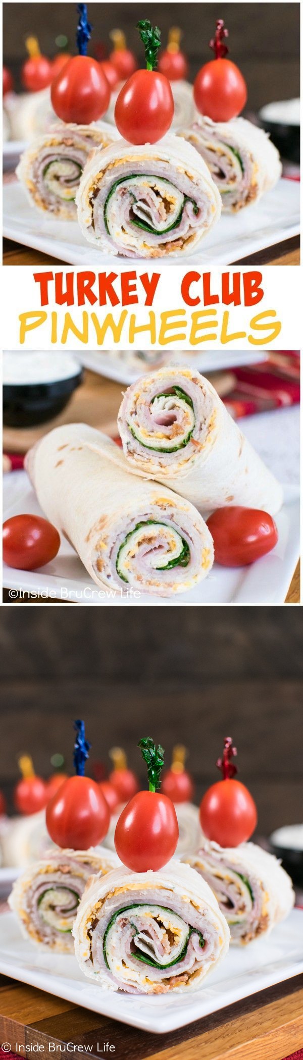 Turkey Club Pinwheels