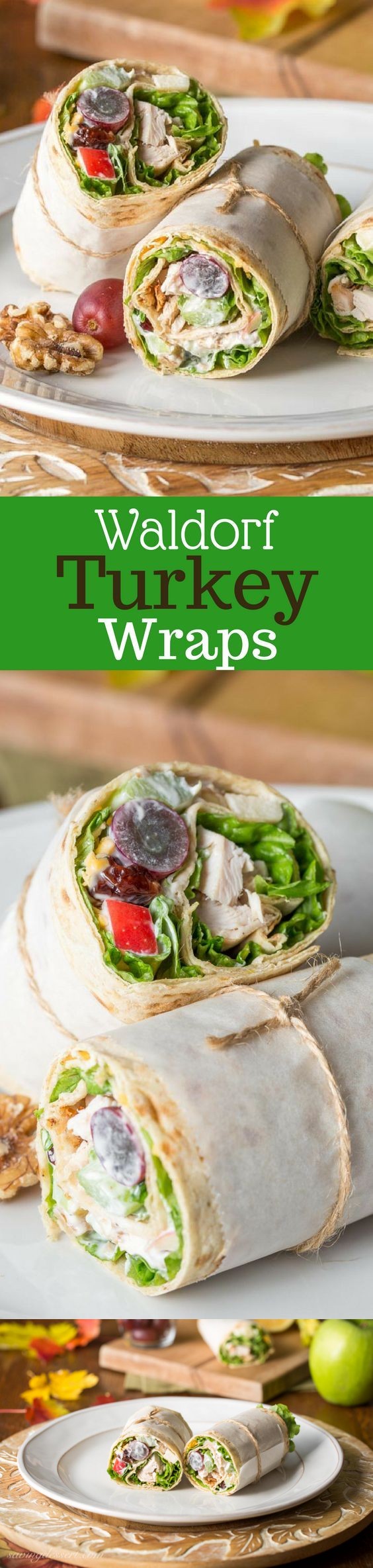 Turkey Waldorf Wraps