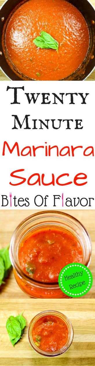 Twenty Minute Marinara Sauce