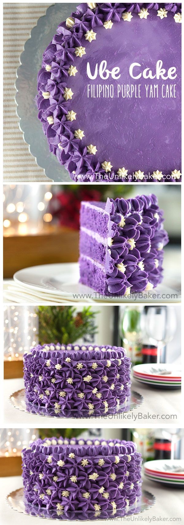 Ube Cake (Filipino Purple Yam Cake