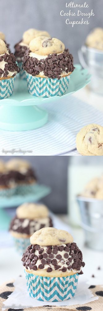 Ultimate Cookie Dough Cupcakes