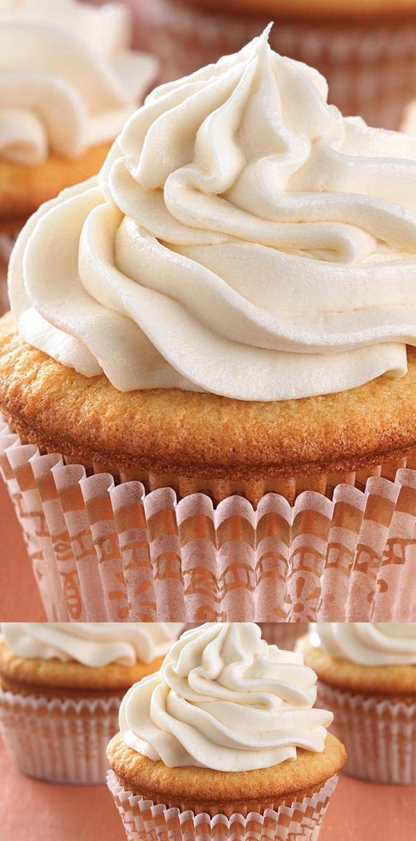 Ultra-Vanilla Cupcakes with Easy Vanilla Frosting