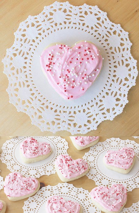 Valentine’s Day Sour Cream Cookies